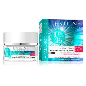 Crema lifting de zi si noapte Eveline Hyaluron Clinic 50+