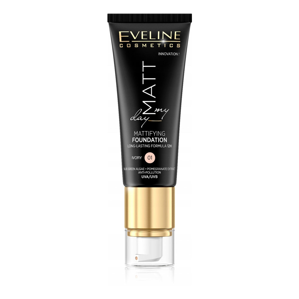 Fond de ten Eveline Matt My Day 01 Ivory 40 ml