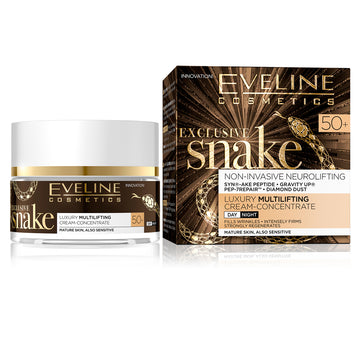 Crema de zi si noapte Eveline Exclusive Snake 50+ 50 ml