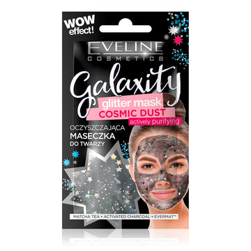 Masca de fata cu sclipici Eveline Galaxity Cosmic Dust 10 ml