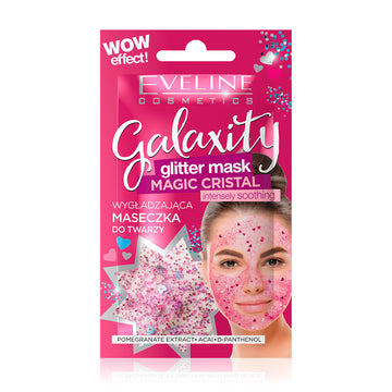 Masca de fata cu sclipici Eveline Galaxity Magic Cristal 10 ml