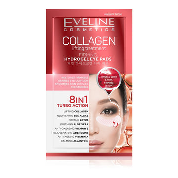 Plasturi hidrogel pentru ochi Eveline Collagen 8in1