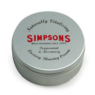 Crema de barbierit Simpson Luxury Peppermint & Rosemary 125 ml