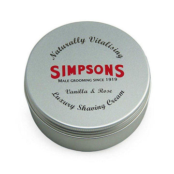 Crema de barbierit Simpson Luxury Vanilla & Rose 125 ml