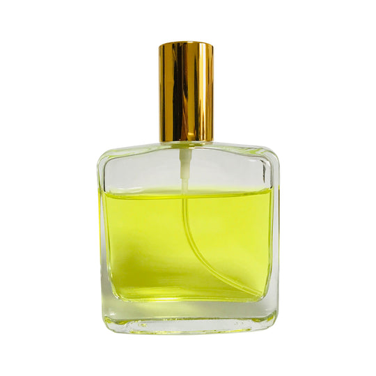 Sticluta cu pulverizator si capac Gold metal ptr. parfum - Astra 105 ml