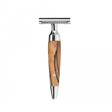 Aparat de ras clasic Safety Razor cu maner din lemn de fag Muehle Stylo R 72 SR