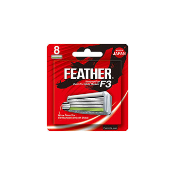 Rezerve lame de barbierit 8 bucati Feather F3