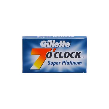 Rezerve lame de barbierit Gillette 7 o clock Super Platinum 5 buc