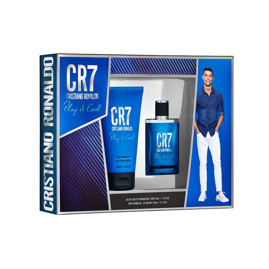 Set cadou CR7 Play it Cool parfum si gel de dus