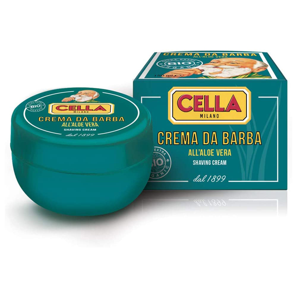 Crema de barbierit in bol Cella Bio Aloe Vera 150 ml