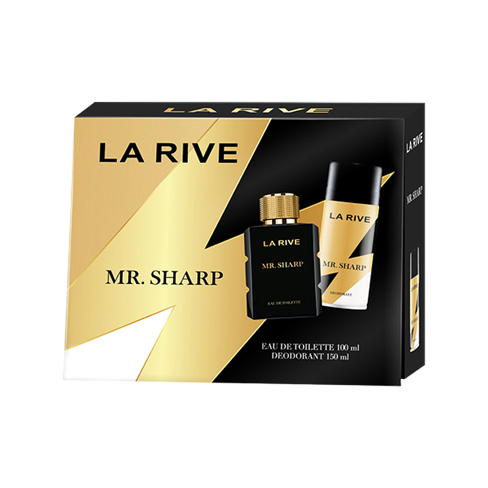 Set cadou La Rive Mr. Sharp cu parfum si deodorant