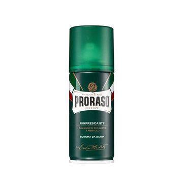 Spuma de barbierit Proraso cu eucalipt si mentol 100 ml - travel