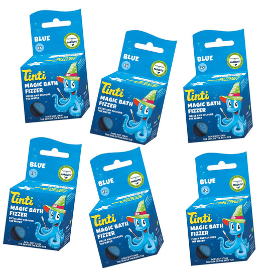 Set cu 6 bile magice pentru baie Tinti