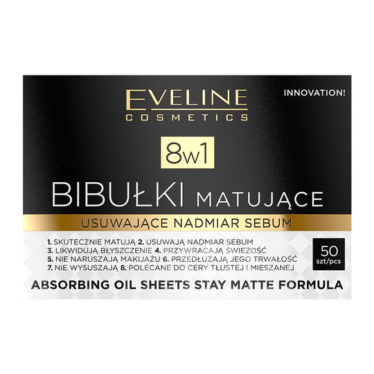 Servetele absorbante fata Eveline 8in1 50 buc