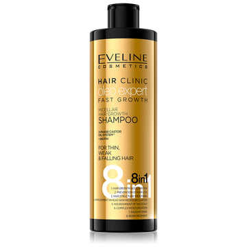 Sampon par Eveline Hair Clinic Oleo Expert Fast Growth 8 in 1 400 ml