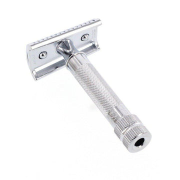 Aparat de ras clasic Safety Razor cu cap cu piaptan inchis Merkur 37C Chrome