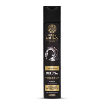 Sampon pentru cresterea parului Natura Siberica for Men Beluga 250 ml