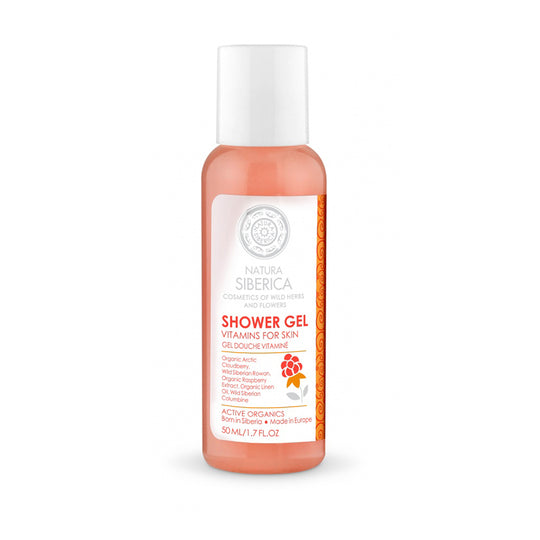 Gel de dus pentru calatorii Natura Siberica Vitamins for Skin 50 ml