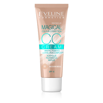 Fond de ten Eveline CC Cream Magical Colour Correction 52 Medium Beige 30 ml