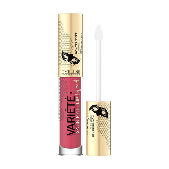 Ruj lichid Eveline Variete Satin Matt Lip Liquid Nr. 6, 4.5 ml