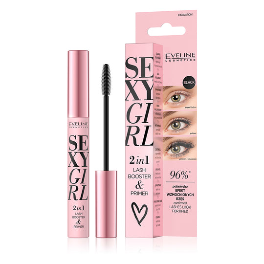 Booster si primer pentru gene 2 in 1 Eveline Sexy Girl 10 ml