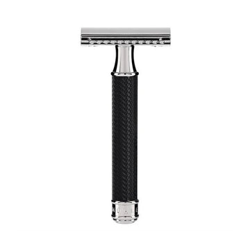 Aparat de ras clasic Safety Razor cu piaptan inchis Muehle R89 Black