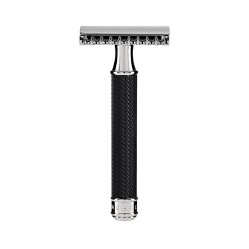 Aparat de ras clasic Safety Razor cu piaptan deschis Muehle R41 Black