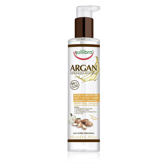 Apa micelara cu argan Equilibra 200 ml