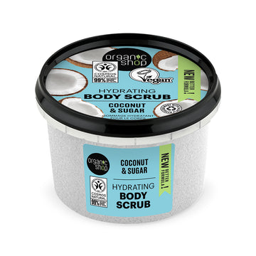 Scrub de corp hidratant Organic Shop Coconut and Sugar 250 ml