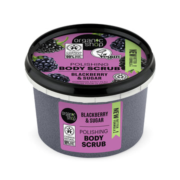 Scrub de corp Organic Shop Polishing Blackberry and Sugar 250 ml