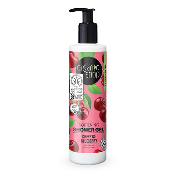 Gel de dus cu cirese si afine Organic Shop 280 ml