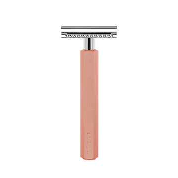 Aparat de ras clasic Safety Razor cu maner din aluminiu anodizat si piaptan inchis Muehle Hexagon R HXG SUNRISE SR