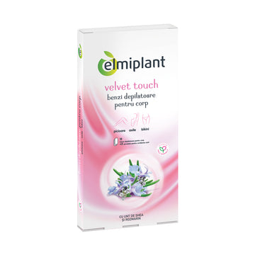 Benzi depilatoare pentru corp Elmiplant Velvet Touch 12 buc