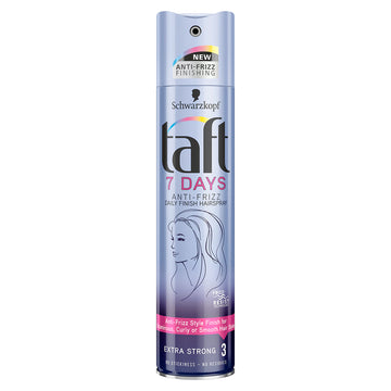 Spray fixativ Taft 7 Days Anti-Frizz, 250 ml