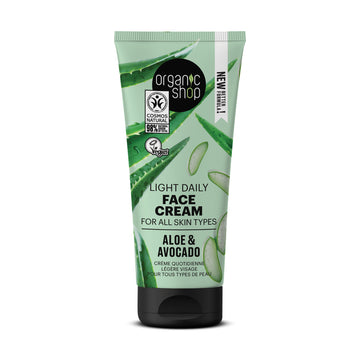 Crema de fata pentru toate tipurile de piele Organic Shop Aloe and Avocado 50 ml