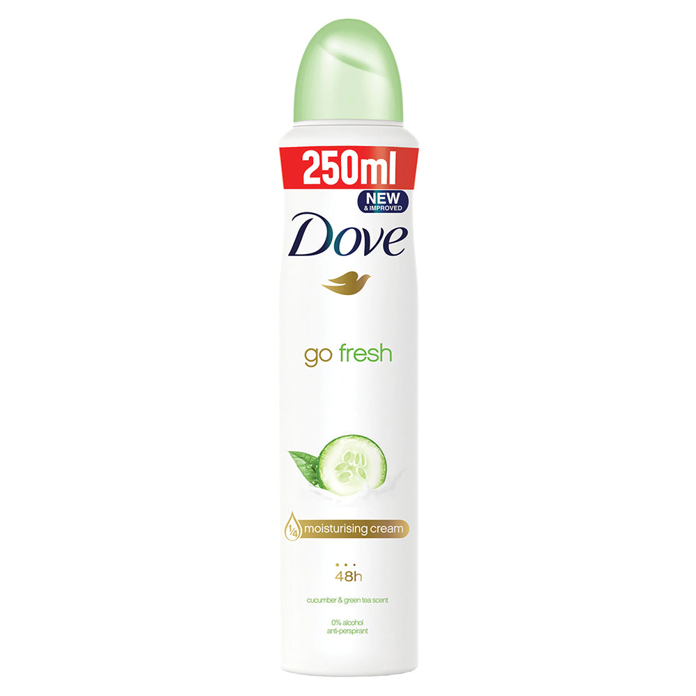 Antiperspirant spray Dove Go Fresh Cucumber & Green Tea 250 ml