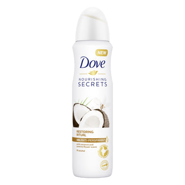 Antiperspirant spray Dove Coconut & Jasmine Flower 250 ml