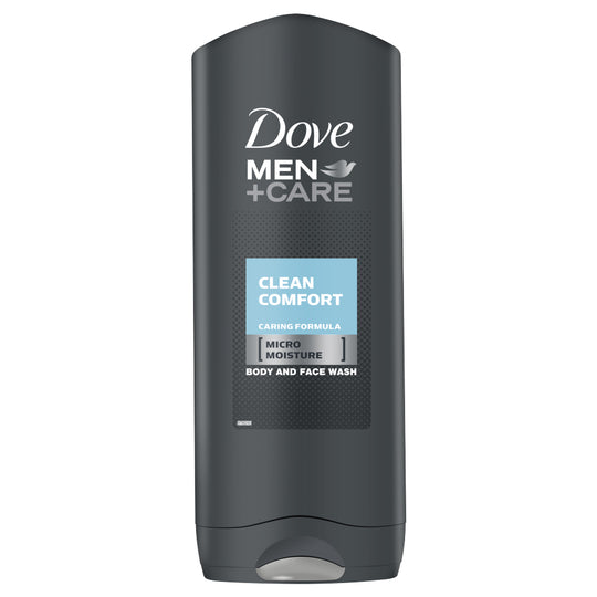 Gel de dus pentru corp si fata Dove Men Care Clean Comfort 400 ml