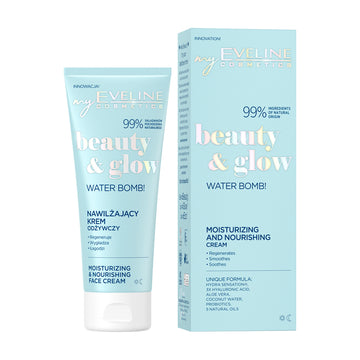 Crema de zi si noapte hidratanta si nutritiva Eveline Beauty&Glow 75 ml