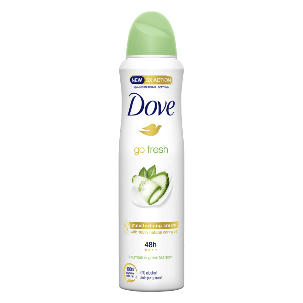 Deodorant antiperspirant spray Dove Go Fresh Cucumber and Green Tea 150 ml