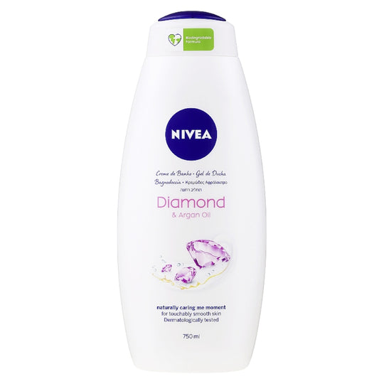 Gel de dus Nivea Care Diamond & Argan Oil 750 ml