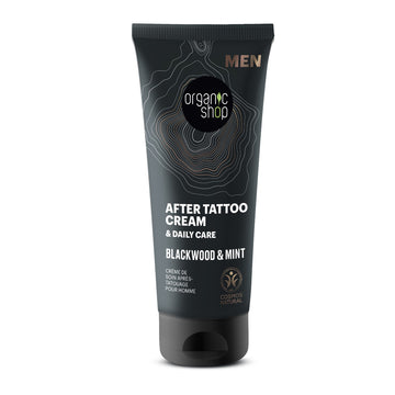 Crema pentru ingrijirea pielii tatuate Organic Shop Blackwood and Mint 75 ml