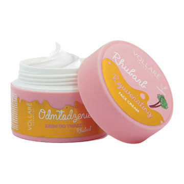 Crema de fata pentru intinerire cu rubarba Vollare Cosmetics 50ml