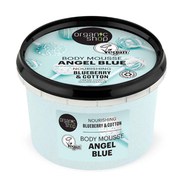 Spuma de corp Organic Shop Angel Blue Blueberry & Cotton 250 ml