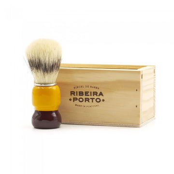 Pamatuf Antiga Barbearia cu maner de lemn si par de mistret AB03027