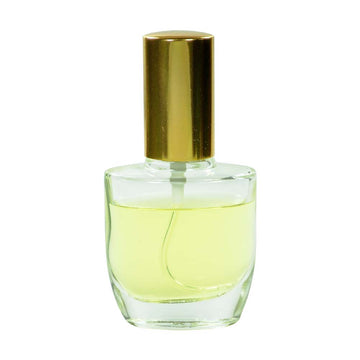 Sticluta cu pulverizator si capac metal gold ptr. parfum - Shoshanna 35 ml