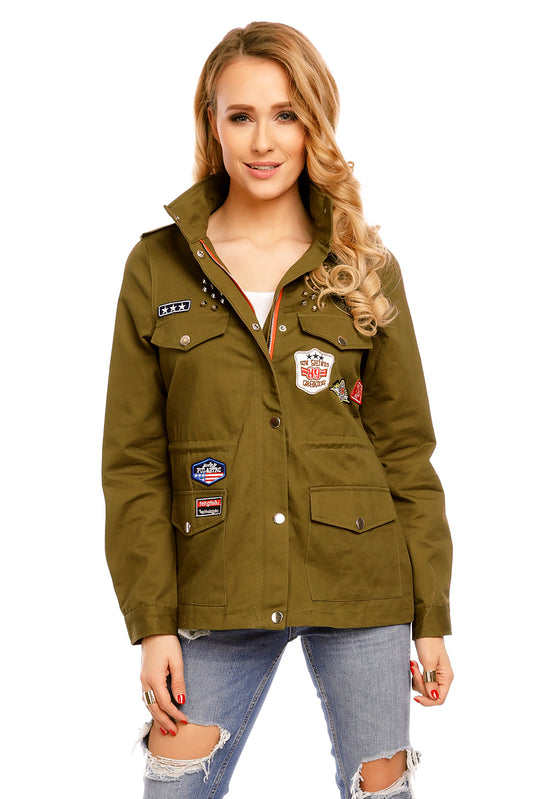 Jacheta stil vintage cu guler C469-14