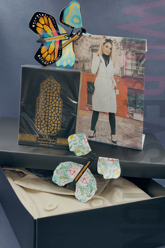 CAD46-15 Cadou Happy gift -palton lung si parfum