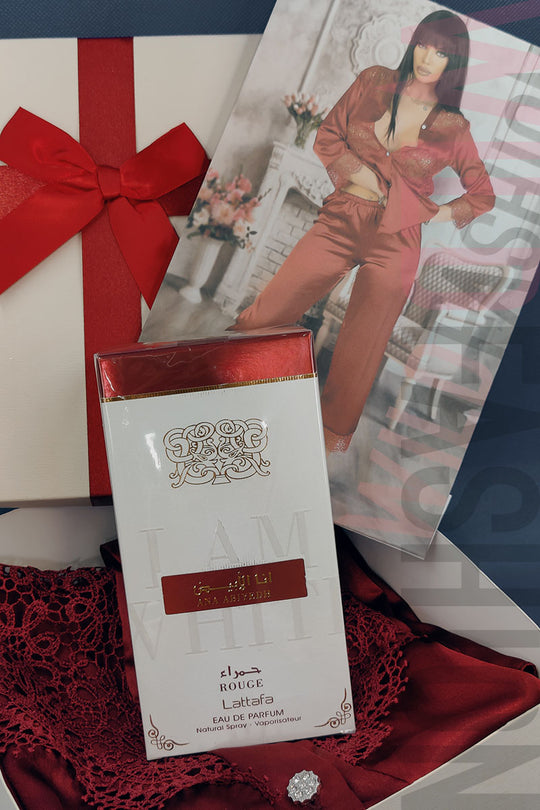 CAD48-81 Cadou Red- pijama rosie si parfum