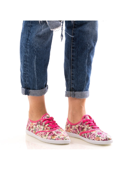 Tenisi de vara cu imprimeu colorat CH2621-100